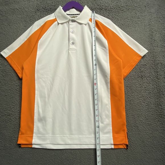 FootJoy Polo Polyester Men Size Small White Color Block - Picture 8 of 16